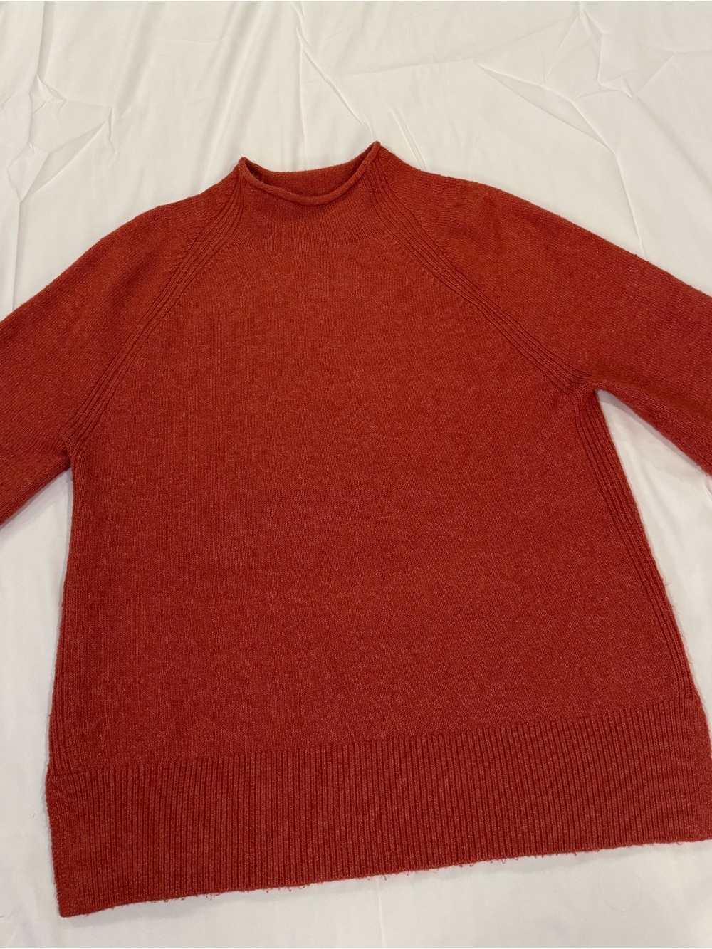 LOFT Burnt Orange Knit Sweater